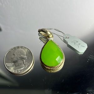 GREEN SEA GLASS PENDANT